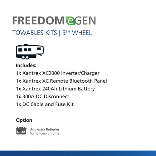 FREEDOM eGEN Towable Kit - 5th Wheel