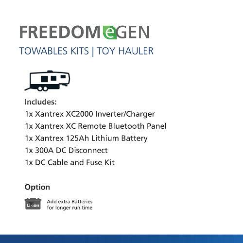 FREEDOM eGEN Towable Kit - Toy Hauler